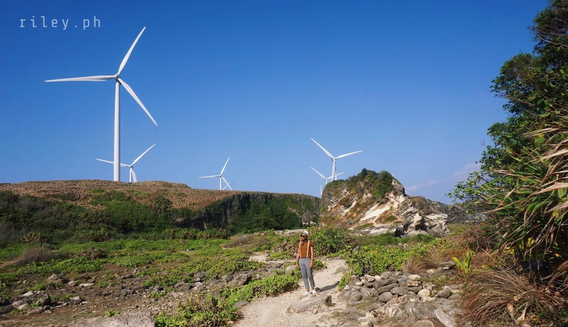 Kapurpurawan Rock Formation and Burgos Wind Farm, Ilocos Norte, Philippines