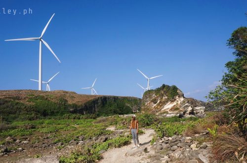 Kapurpurawan Rock Formation and Burgos Wind Farm, Ilocos Norte, Philippines